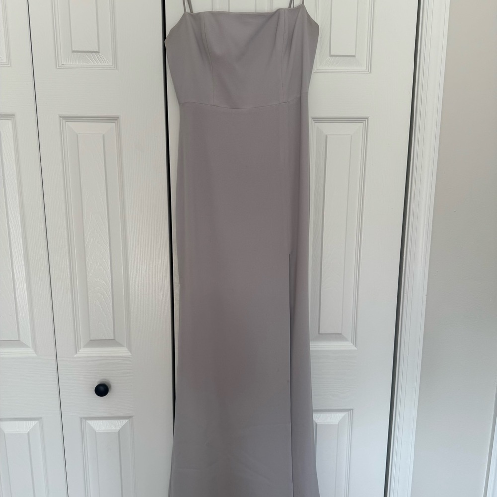 Park & Fifth Strapless Gray Dress